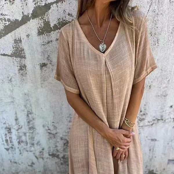 Ariana – Luftiges V-Ausschnitt Kleid