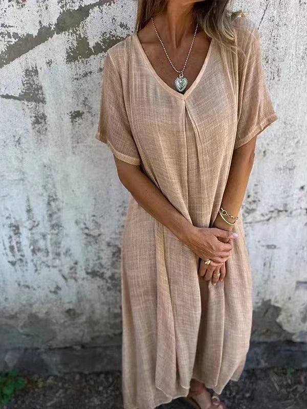Ariana – Luftiges V-Ausschnitt Kleid