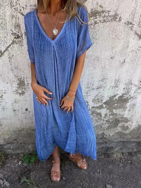 Ariana – Luftiges V-Ausschnitt Kleid