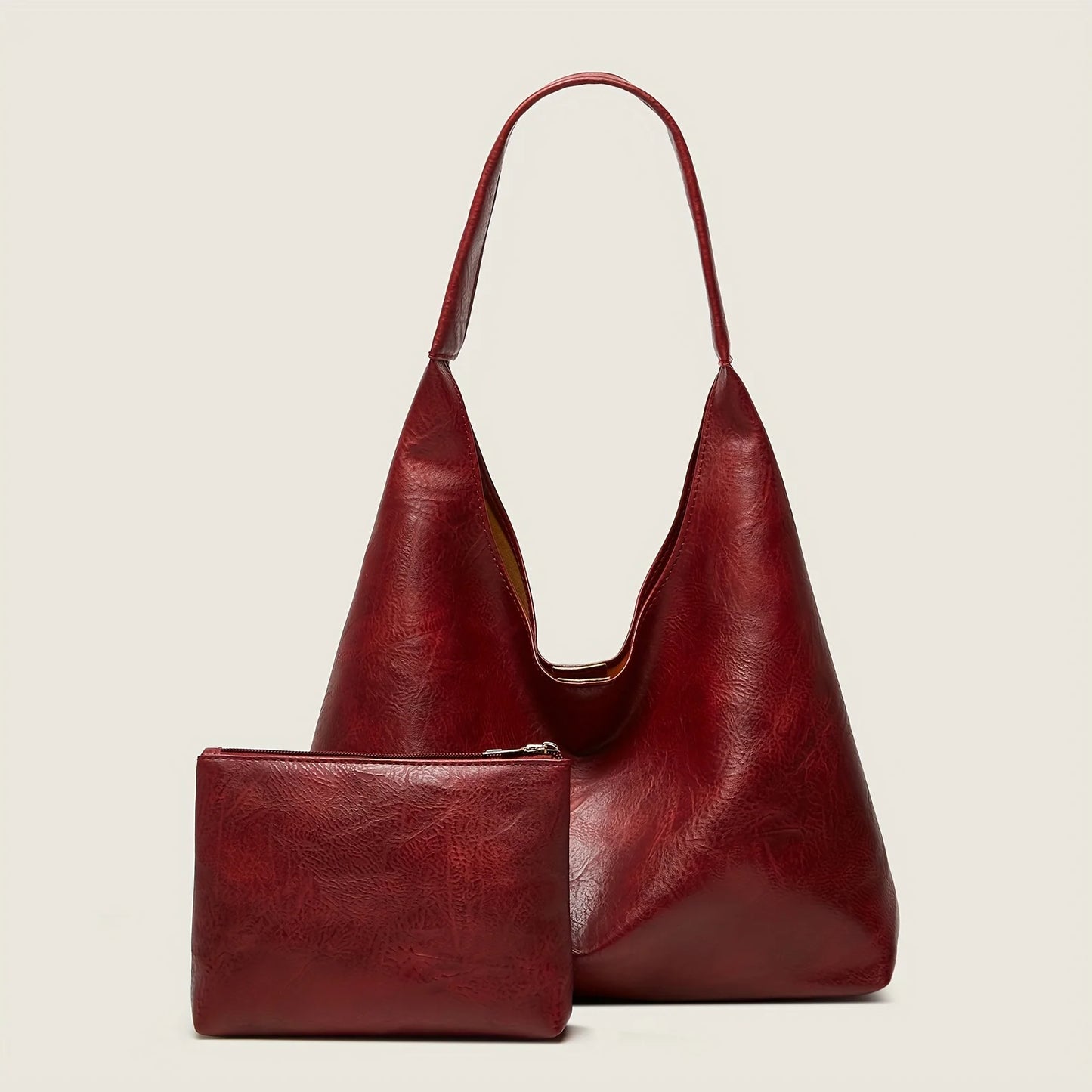 Antik-Leder-Shopper + Kostenlose Geldbörse!
