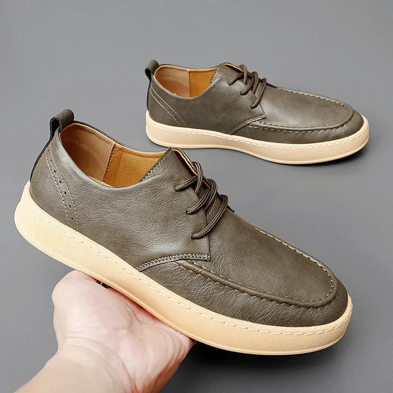 Simon - Stilvolle Leder-Sneaker für Herren