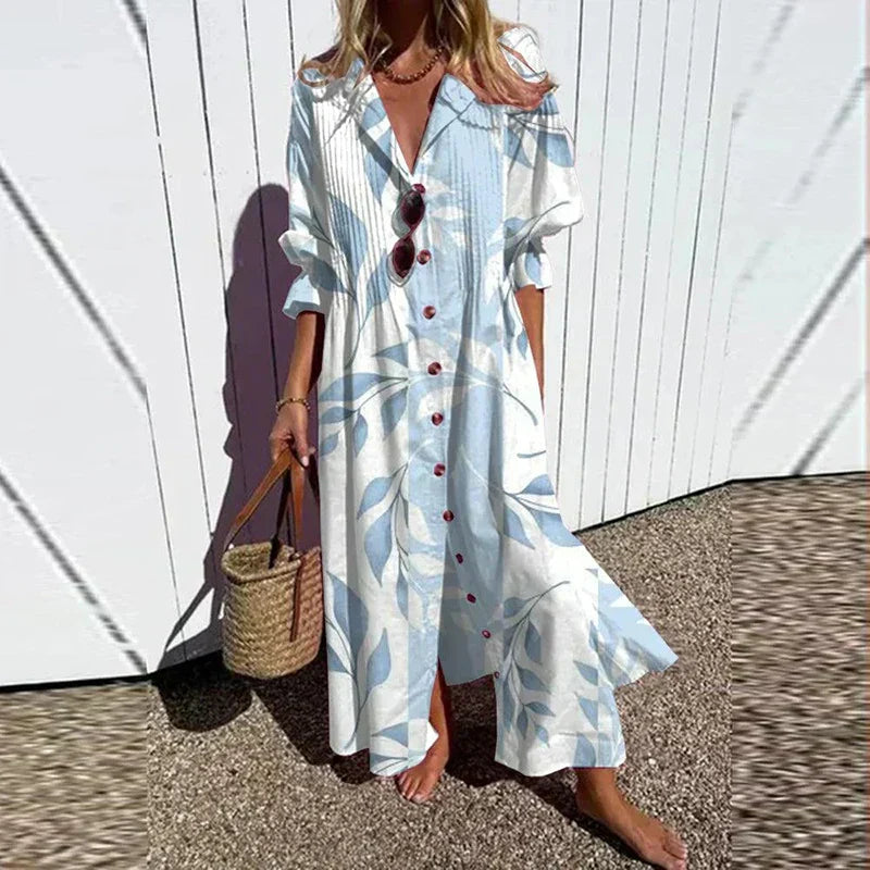 Beatrix – Romantisches Boho-Maxikleid
