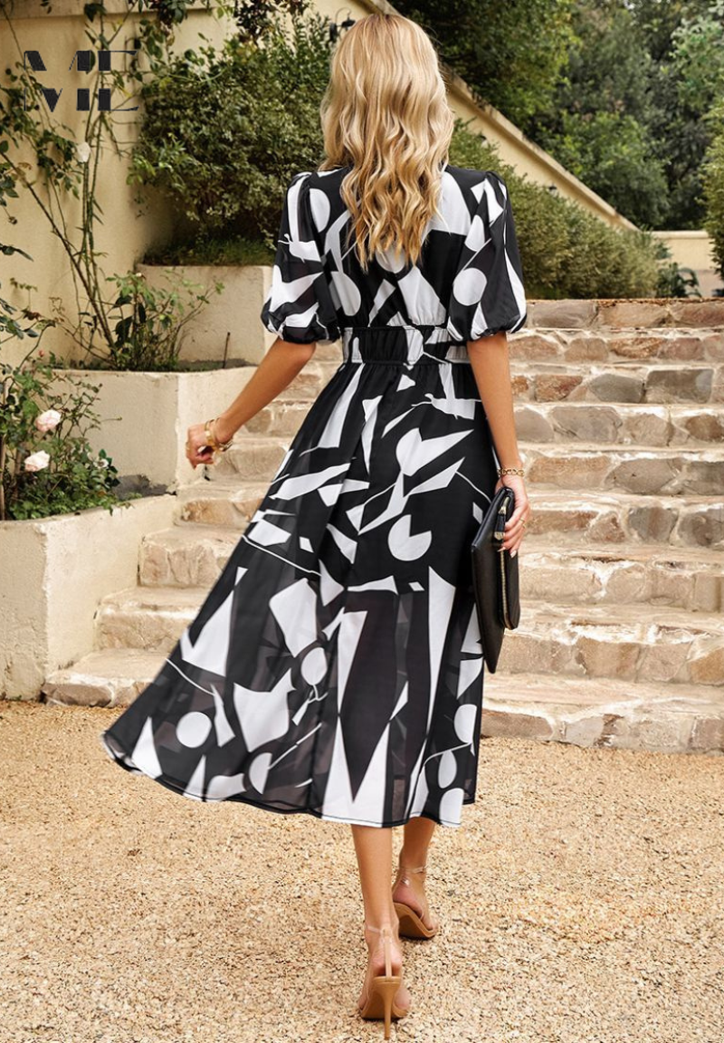 Danielle - Luxuriöses Zeitloses Midi-Kleid (Fast ausverkauft)