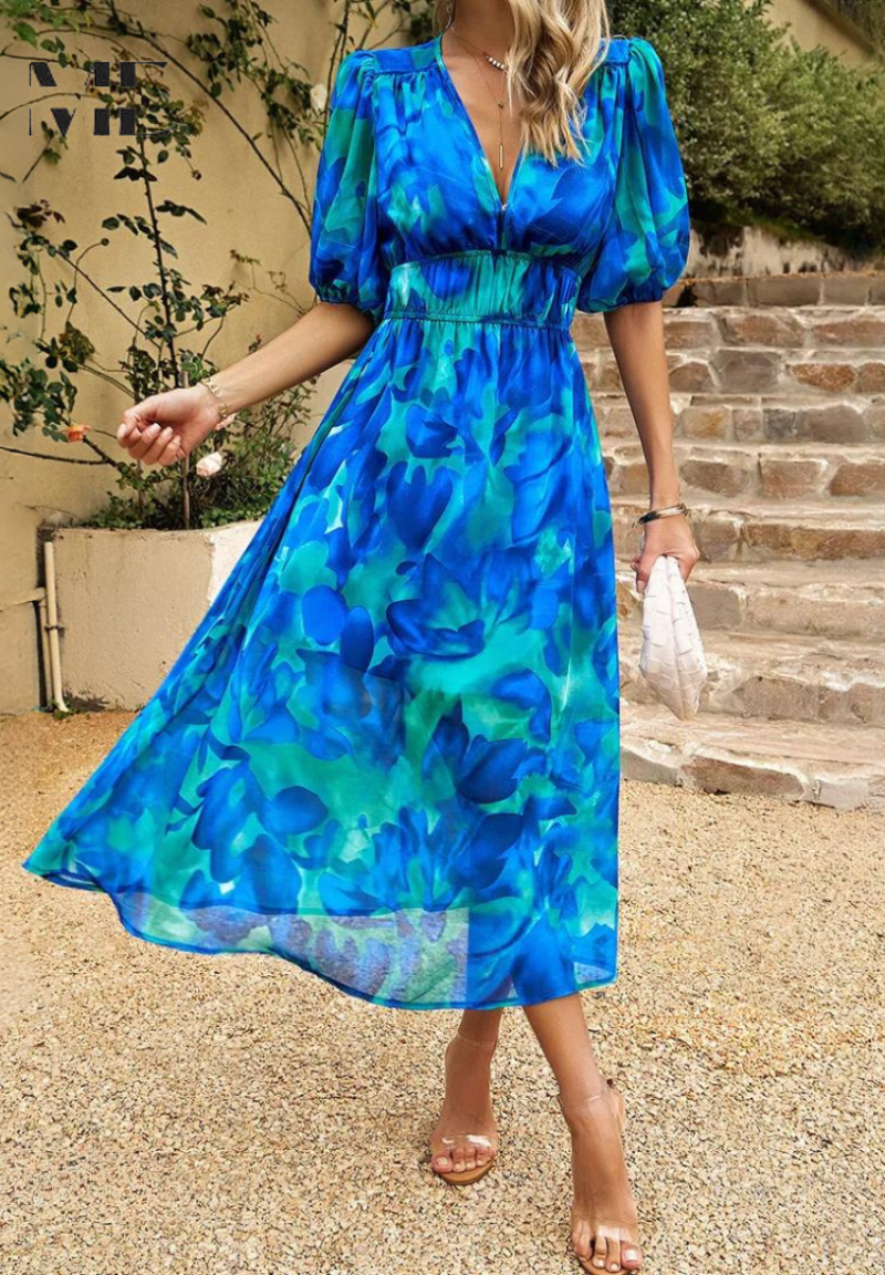 Danielle - Luxuriöses Zeitloses Midi-Kleid (Fast ausverkauft)