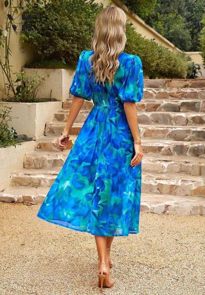 Danielle - Luxuriöses Zeitloses Midi-Kleid (Fast ausverkauft)