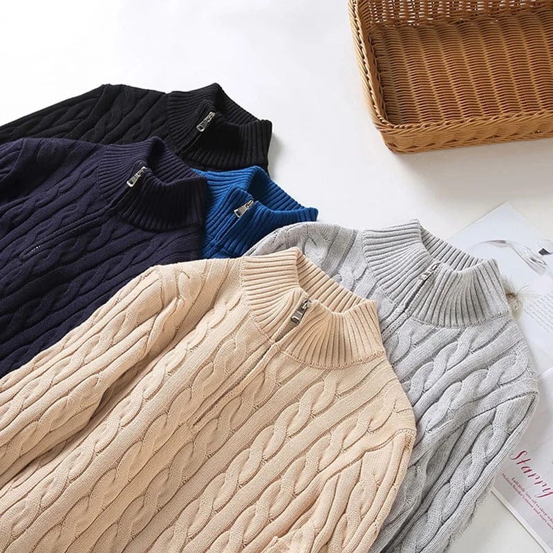 Daan - dem perfekten Nordischen Zip-Pullover