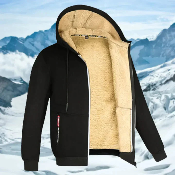 Arie – Herren Winterjacke mit Kapuze und Fleece