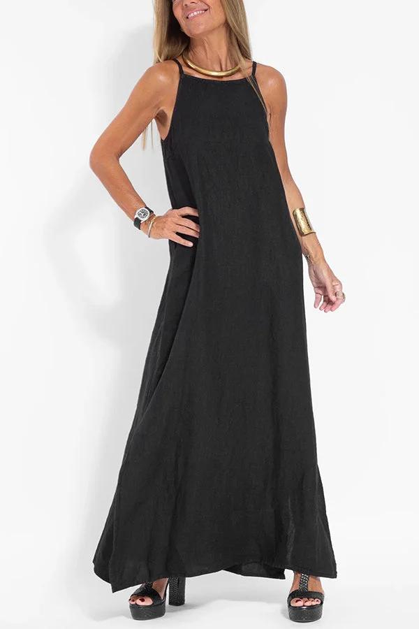 ALWINE I NECKHOLDER-KLEID