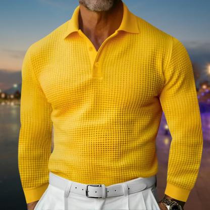 Hielke | Komfort Polo-Pullover