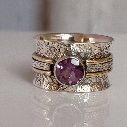 Böhmischer Kristall Meditatie Ring
