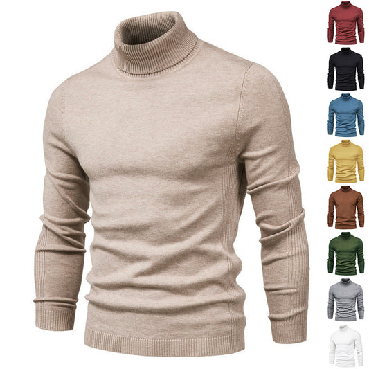 Leon | Eleganter Slim Fit Pullover mit Rollkragen