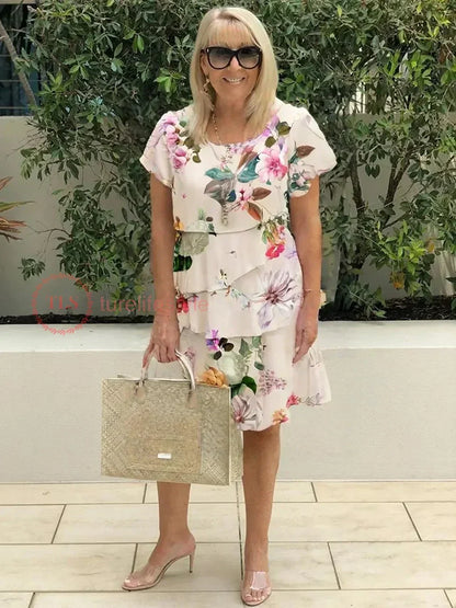 Adelheid – Robe florale élégante