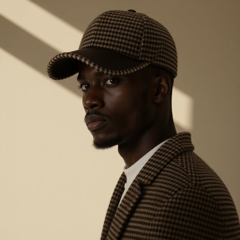 Pelle™ Elegante Hahnentritt-Cap